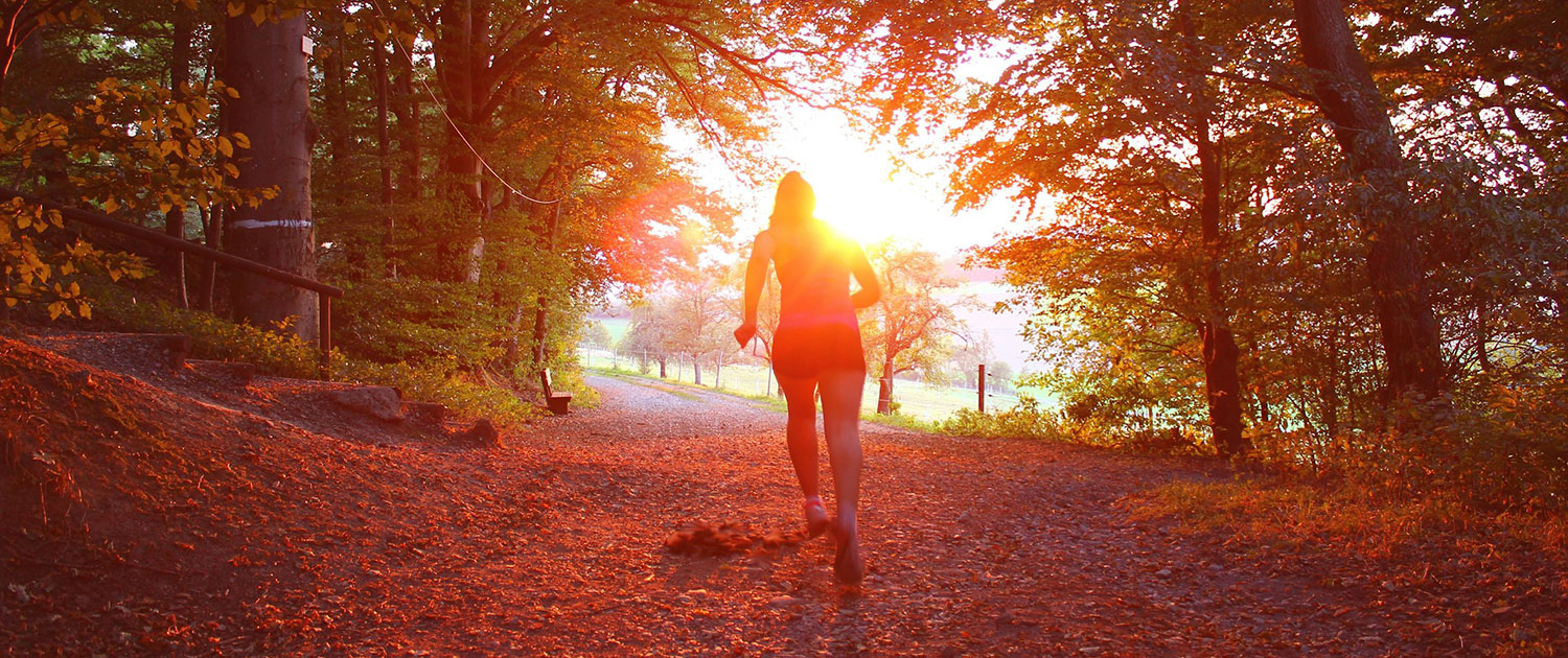 Person der løber trail i København